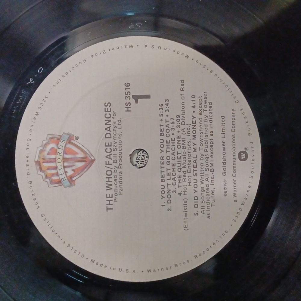 The Who/Face Dances - Picture 7 of 11